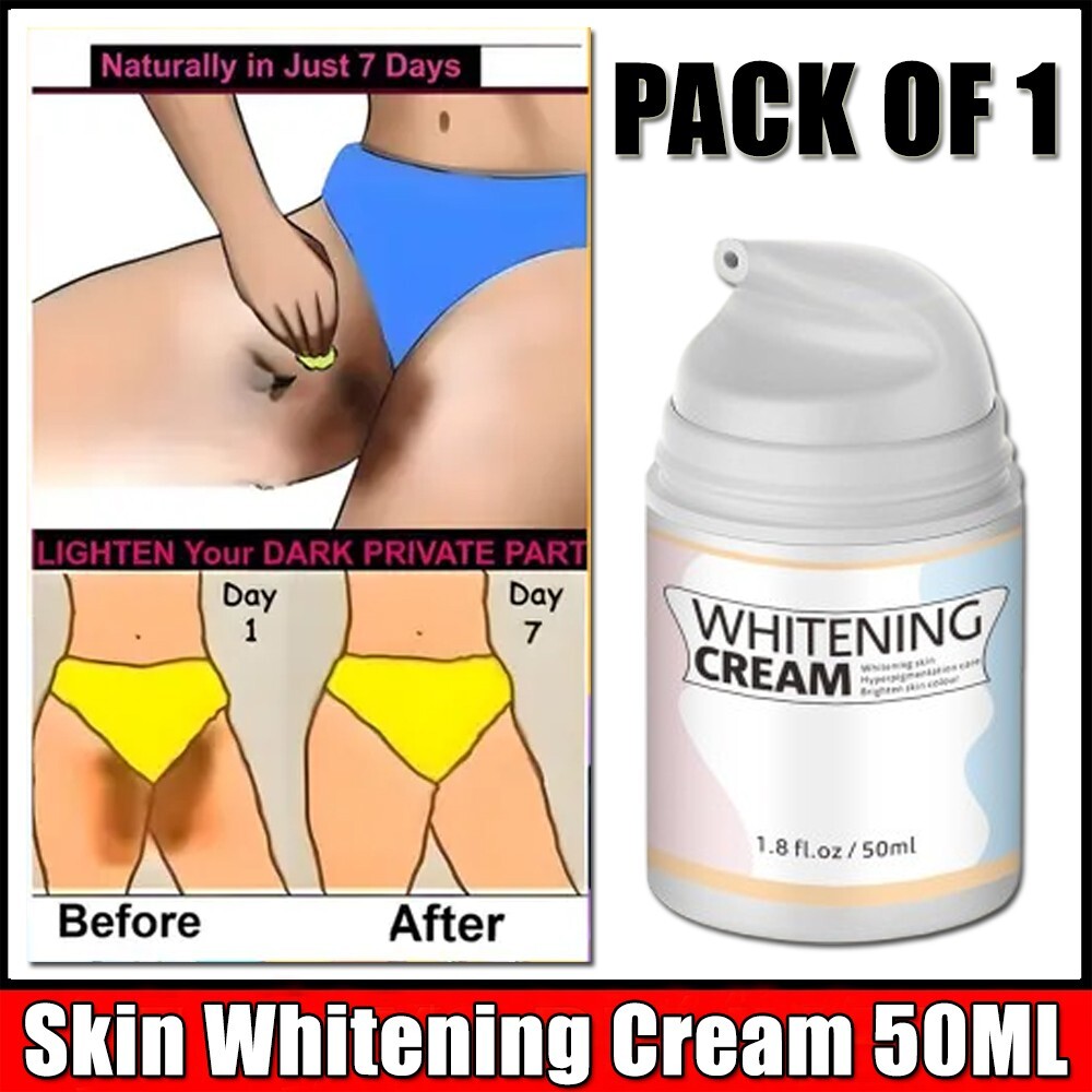 Crema blanqueadora rápidamente partes privadas piel oscura iluminadora axilas 50 ml