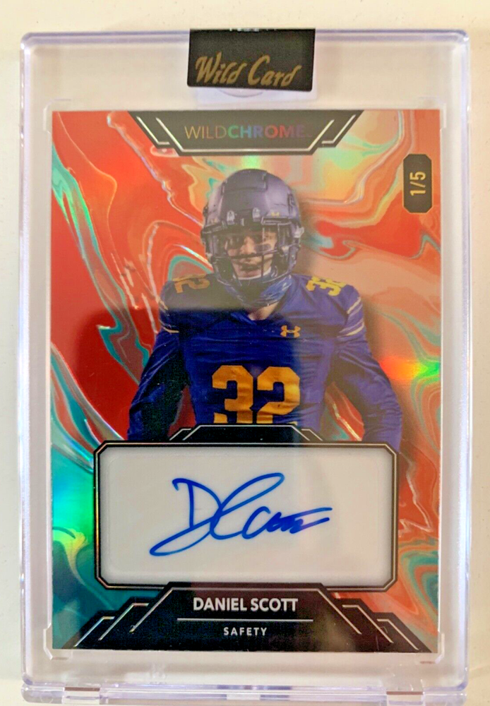2023 Wild Card auto DANIEL SCOTT #ed 1/5! Indianapolis Colts