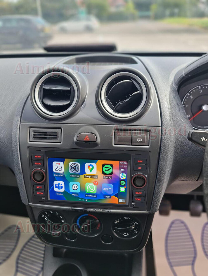 4+64G For 2006-2008 Ford Fiesta MK5 Android 13 Apple Carplay Radio Stereo GPS FM