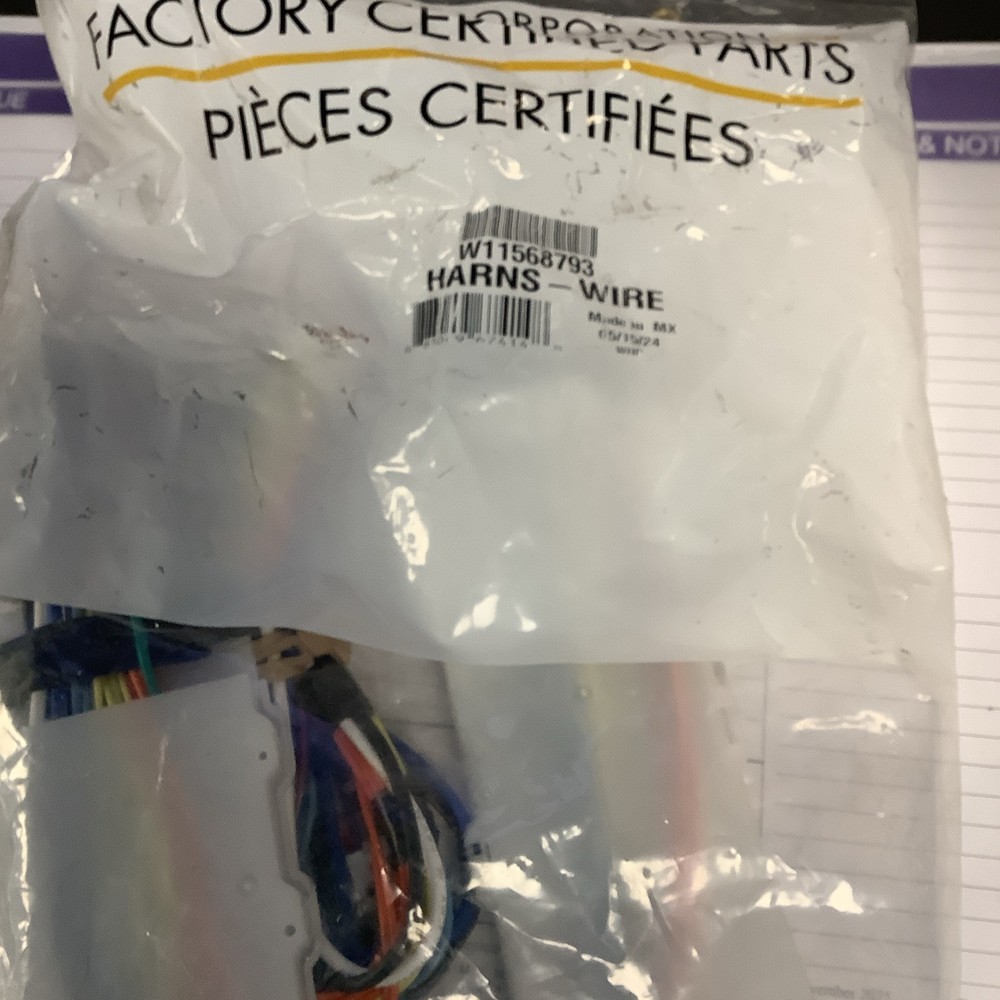 OEM Whirlpool Dishwasher Wire Harness W11568793 *BRAND NEW!*