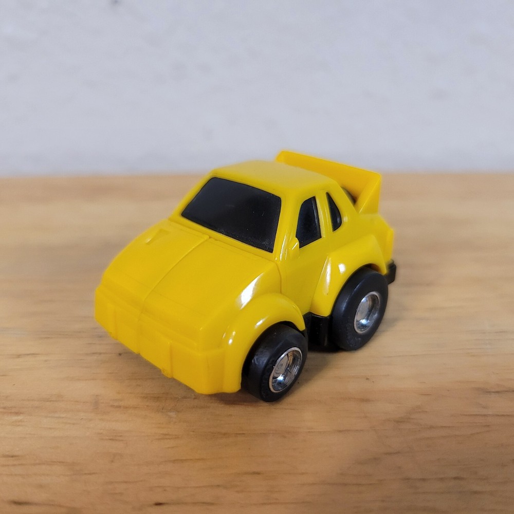 Transformers G1 Autobot Cliffjumper Yellow Porsche 944 Takara 1984 Mini Car