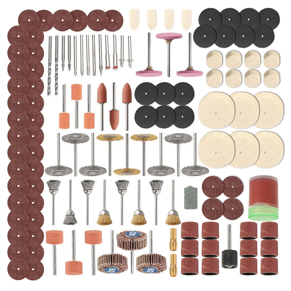 350pcs/Set Metal Rotary Tools Set Grinding Sanding Polishing Accessory Kit