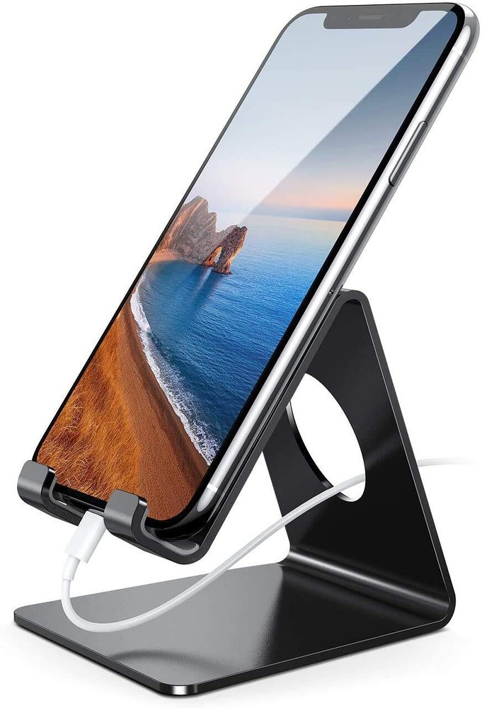 Lamicall Cell Phone Stand, Phone Dock: Cradle, Holder, Stand for Office Desk - B