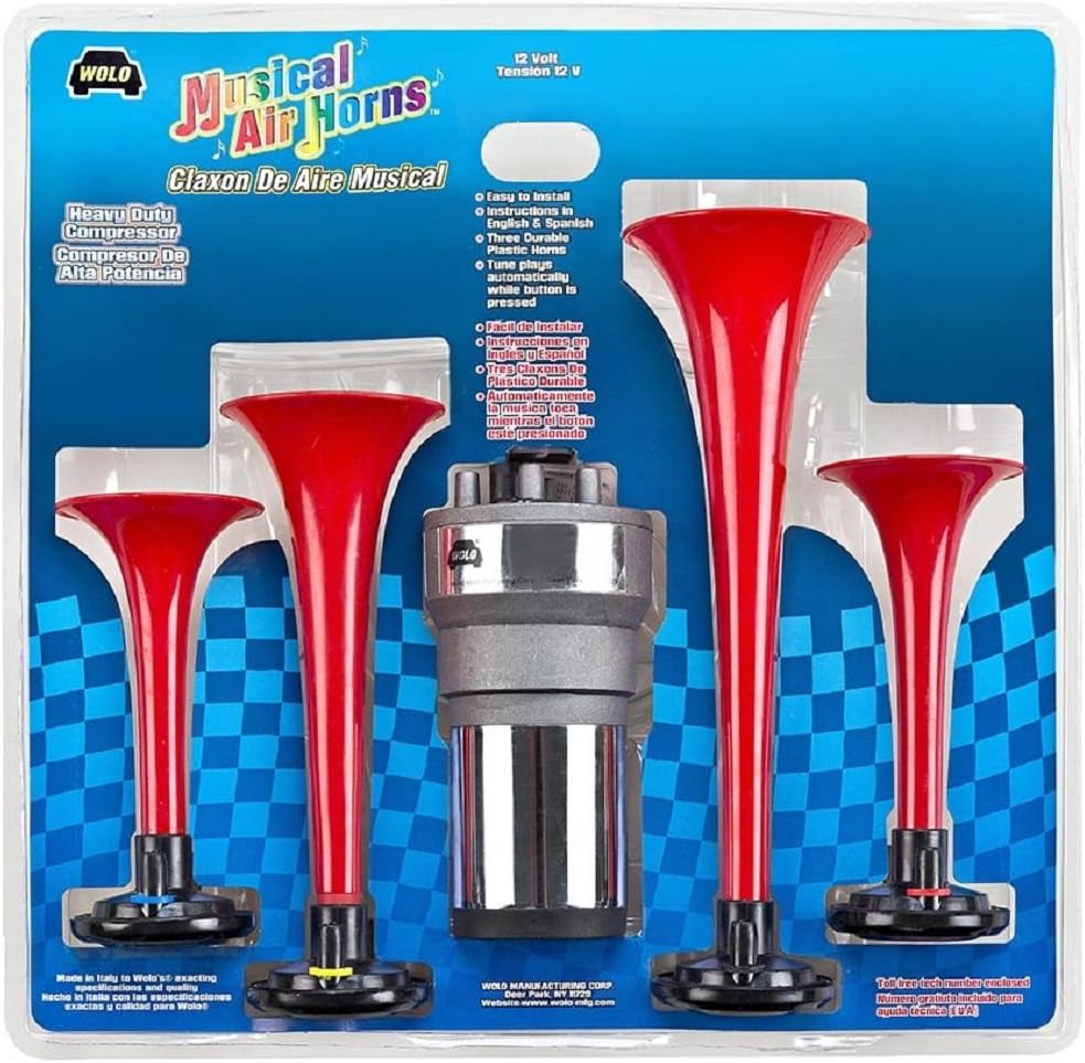 (445) Musical Horn - 12 Volt, Plays Call to the Post