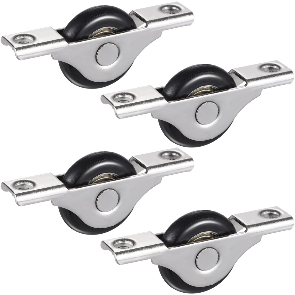 4 Pcs Nylon Sliding Door Wheels for Barn Door Hardware