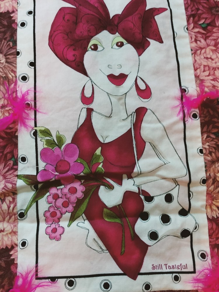 Loralie Designs On The Mend Breast Cancer Awareness Throw Quilt Hand Made Signed