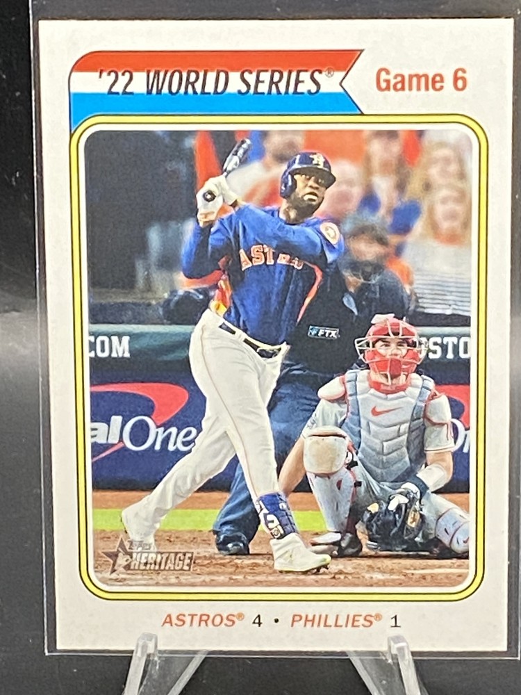 2023 Topps Heritage #477 '22 World Series Game 6