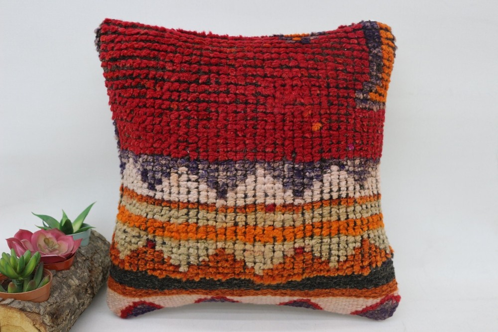 Kilim Pillow, Kilim Cushion Sham, 12