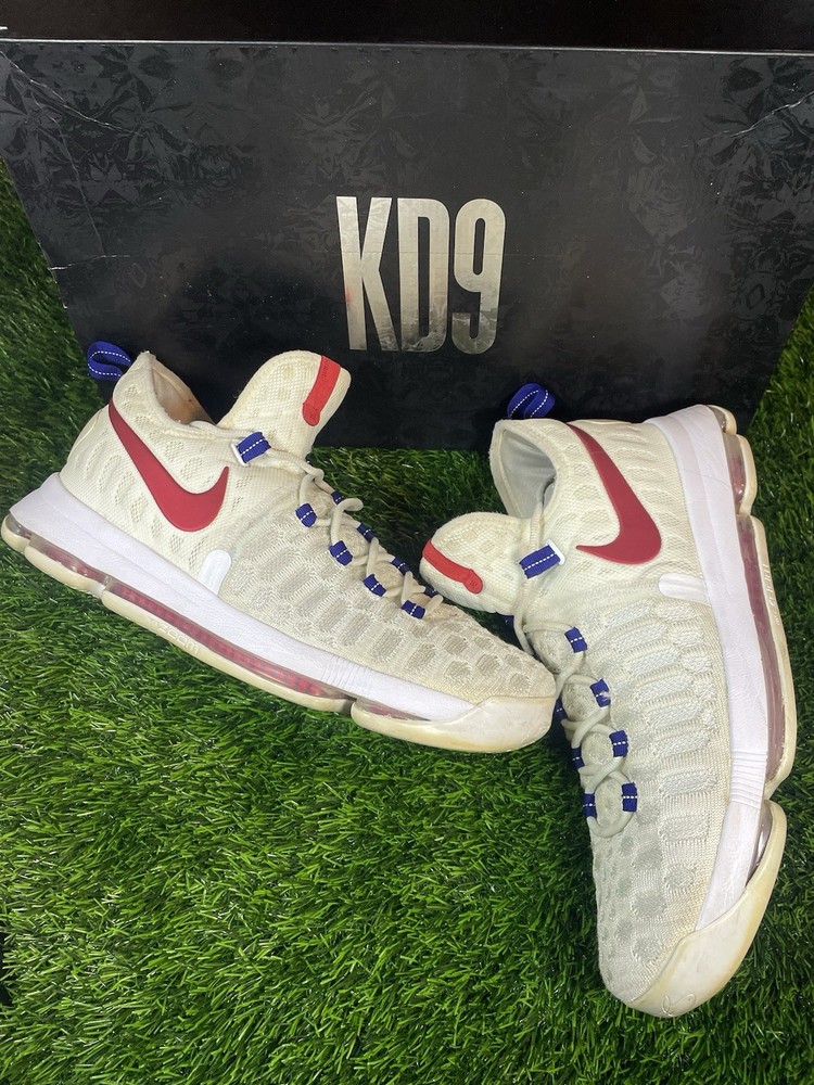 Nike Zoom KD 9 Kevin Durant Size 11.5 Independence Day USA 843392-160