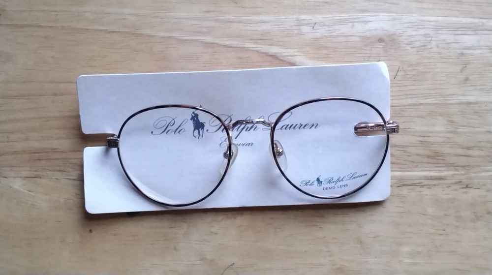 Polo Ralph Lauren Classic VI Eyeglasses Frames Vintage 53-19 145 Tortoise Round