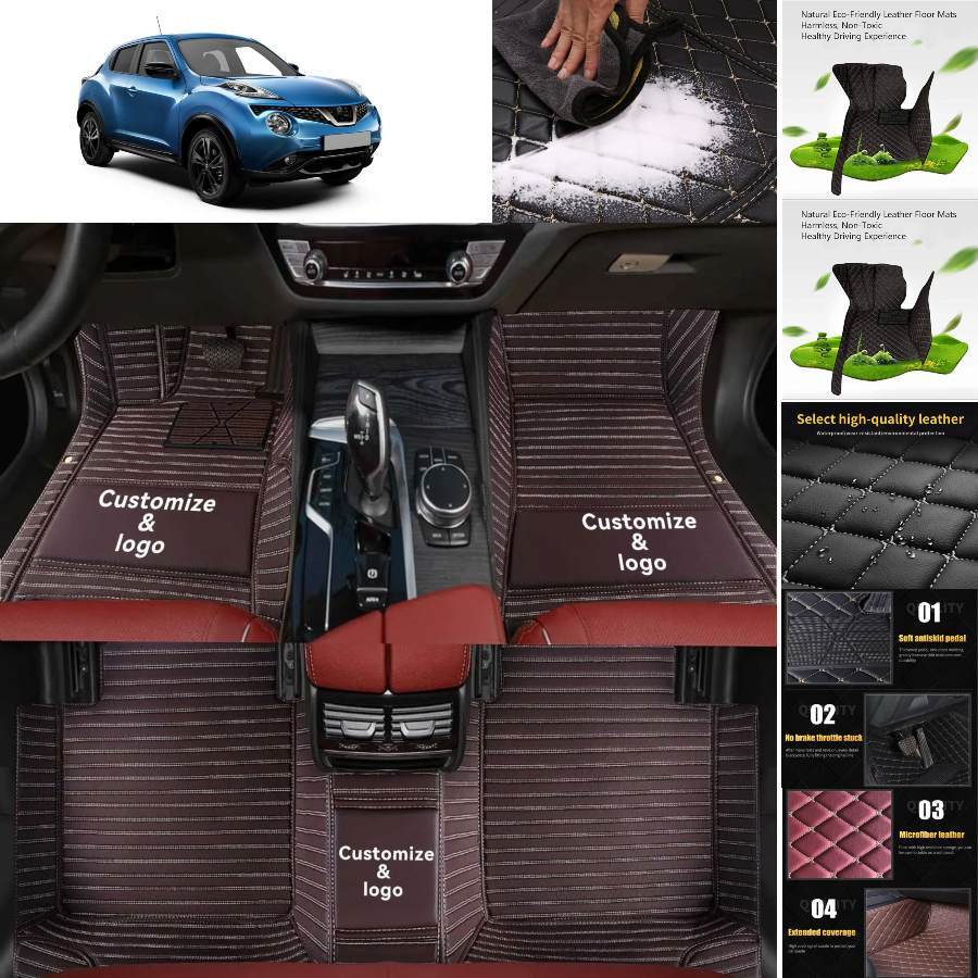 Nissan Juke Custom All-Weather Anti-Slip Floor Mats & Cargo Liners Luxury Fit