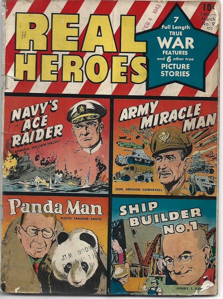 WARTIME COMIC - REAL HEROES #9, 1943