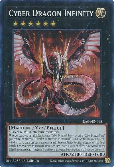 Cyber Dragon Infinity 1st Ed NM YuGiOh QCS Quarter Century Stampede