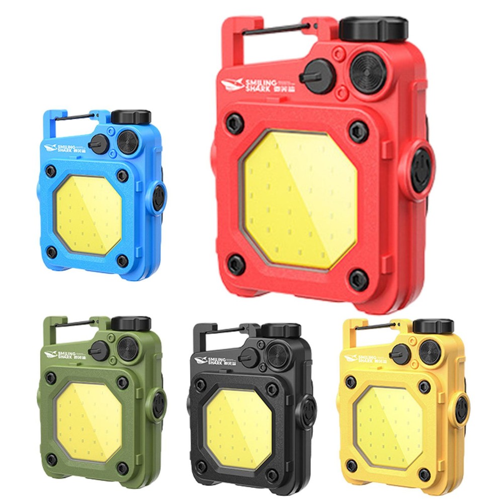 800LM Mini LED Flashlight Work Light USB Rechargeable Torch Keychain Lamp