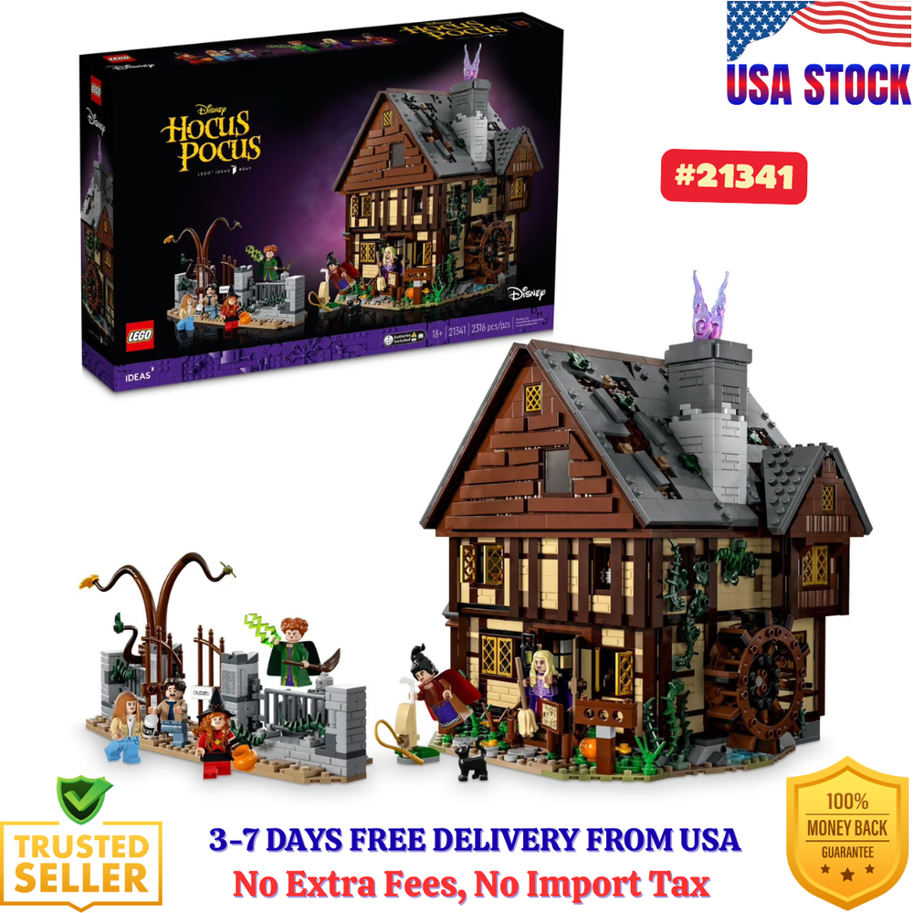LEGO Ideas Disney Hocus Pocus The Sanderson Sisters' Cottage 21341 Sealed