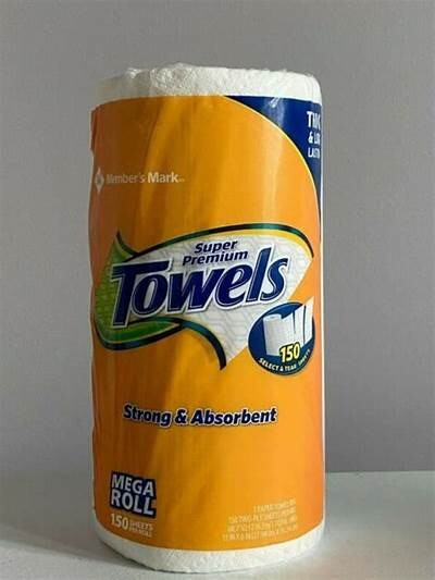 Members Mark Premium Paper Towel Roll Strong Absorbent-image