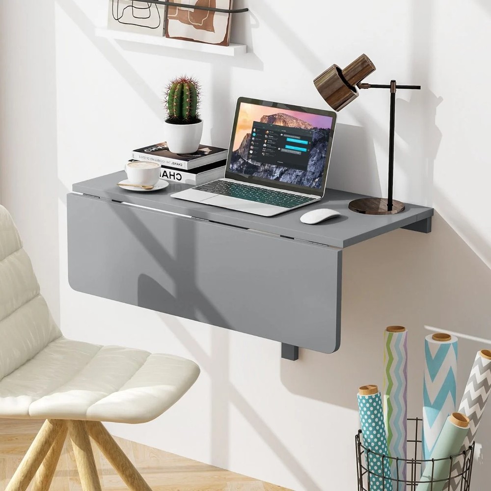 Wall  Folding Table Floating Space Saving Writing, Home Office & Dining