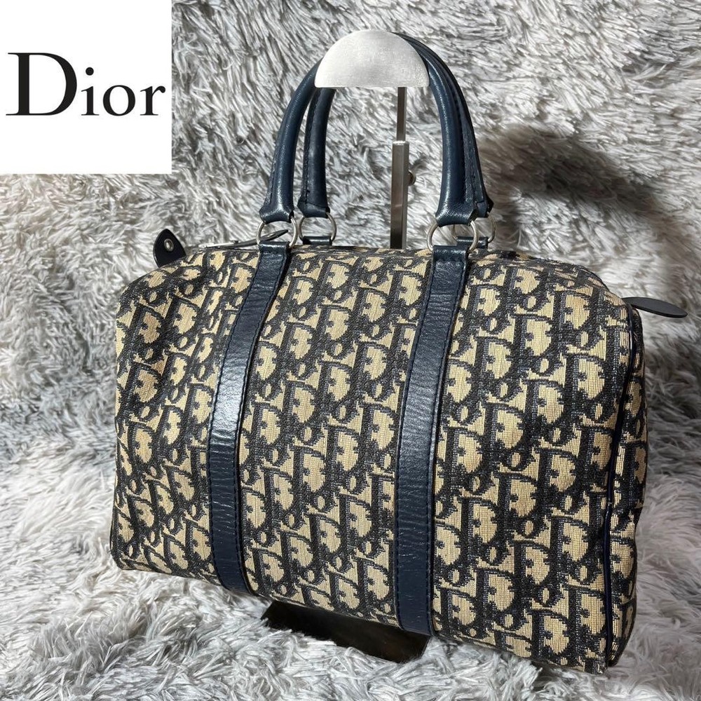 Dior Trotter Boston Bag Designer Leather Purse