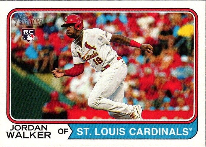 2023 Topps Heritage High Number - #558 Jordan Walker (RC)