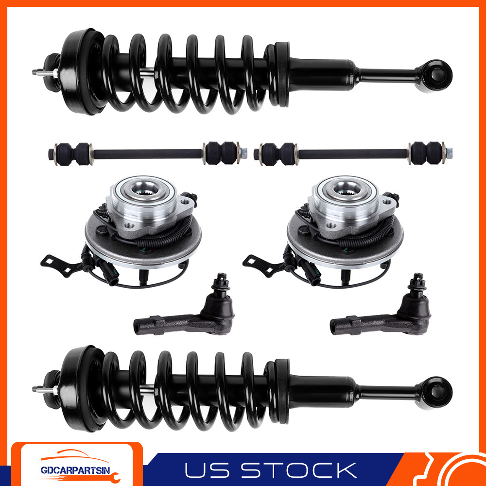 Ford Explorer 06-10 Quick Struts Hub Bearings Tie Rods Sway Bars ABS