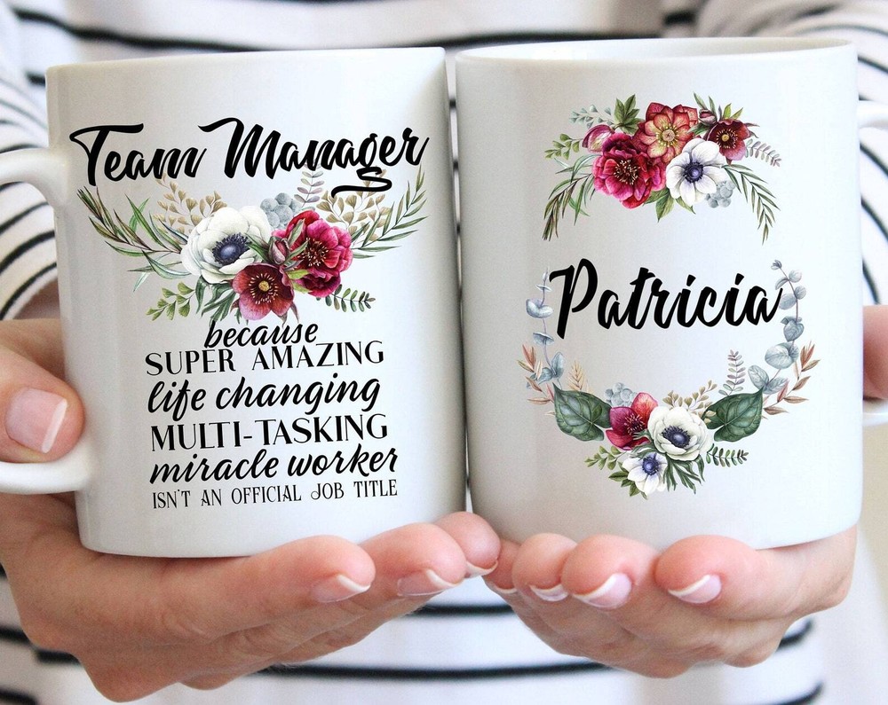 Team Manager Gift Mug For Women L Thank You Appreciation Birthday Christmas