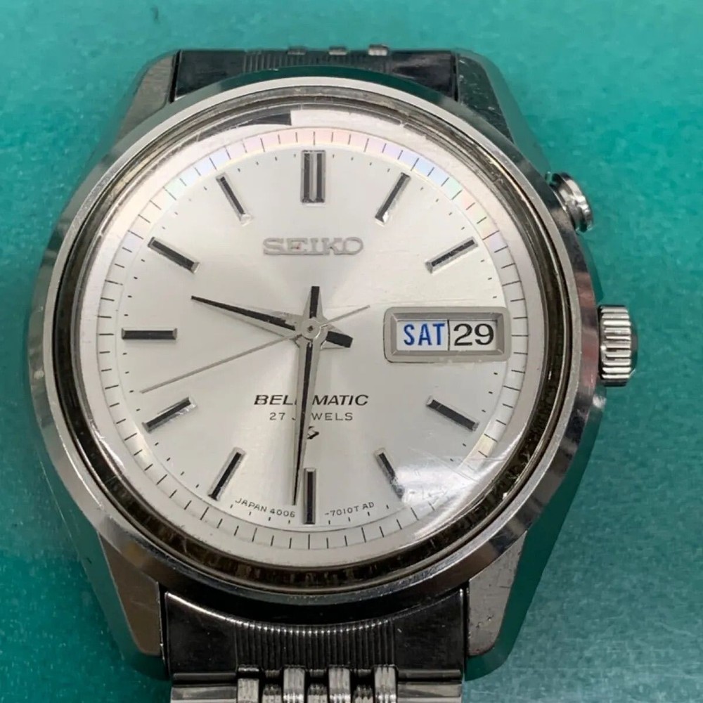 SEIKO 4006-7010 Bell-Matic Automatic Men's Watch From JAPAN