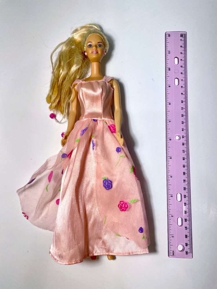 Rose Princess Mattel Barbie Doll Hair Transforms with different version dress