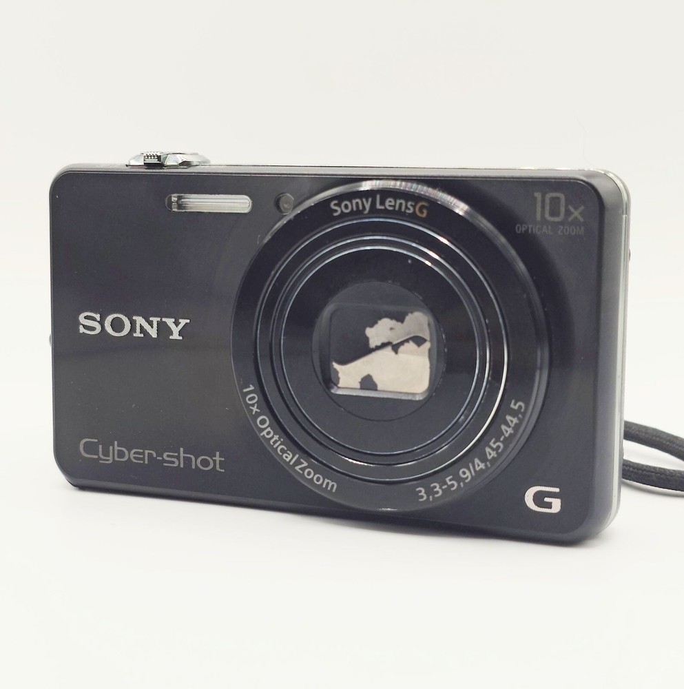 Sony Cyber-shot DSC-WX220 18.2MP Compact Digital Camera in Black - AS IS