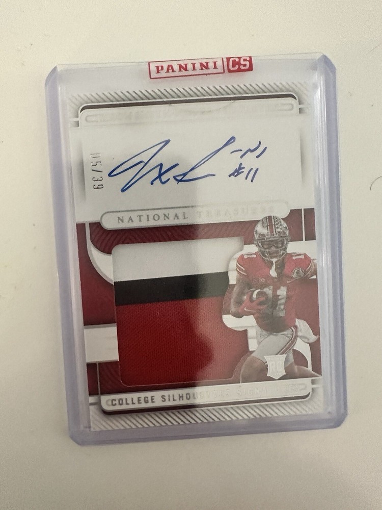 2023 National Treasures Collegiate Silver /39 Jaxon Smith-Njigba Rookie Auto RC