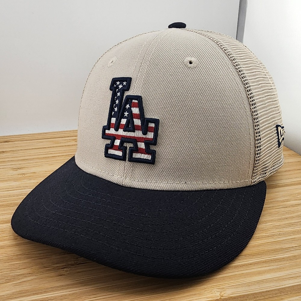 Los Angeles Dodgers Trucker Hat, 4th of July Cap, New Era 950, Snapback