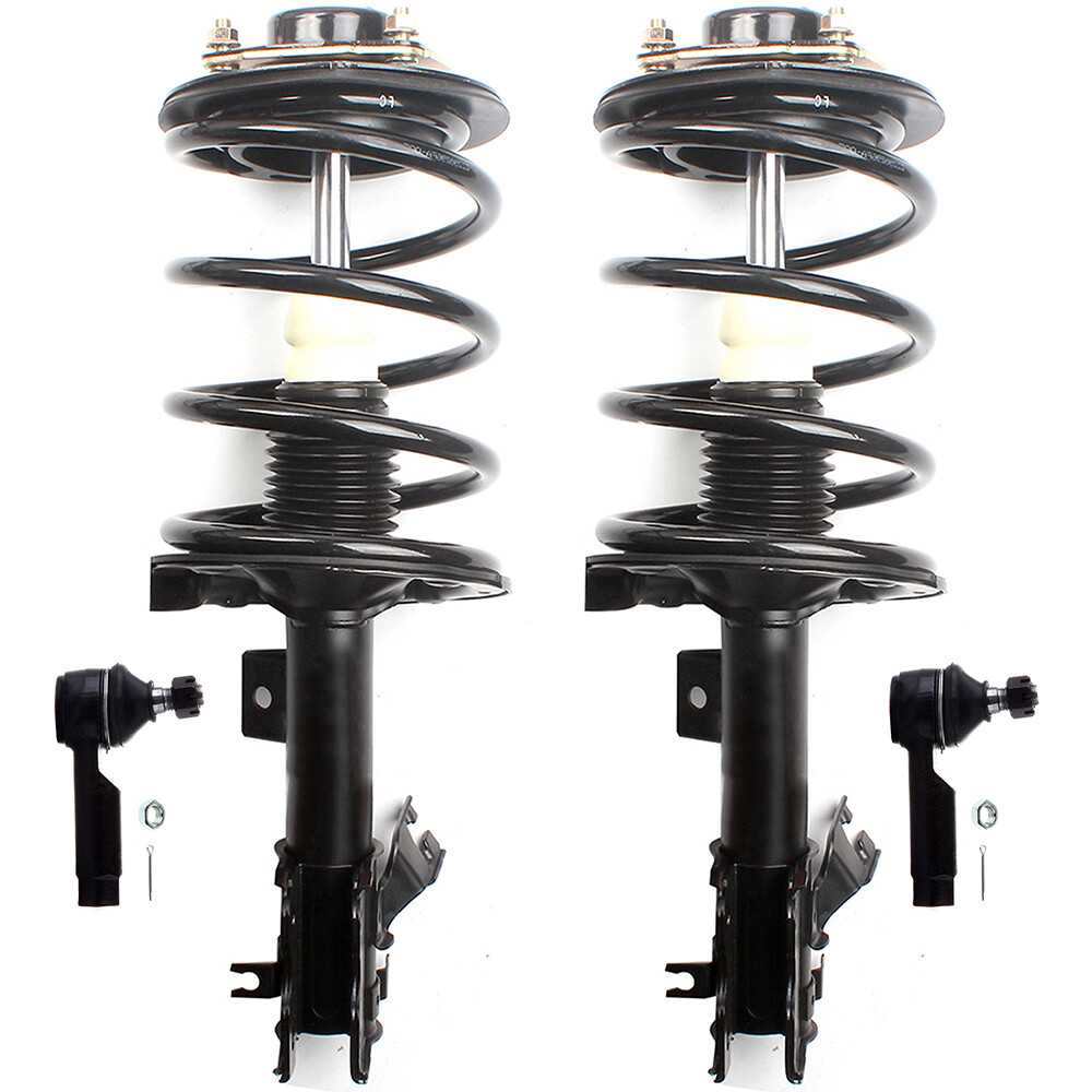2004-2008 Nissan Maxima Front Struts, Coil Springs & Outer Tie Rods  