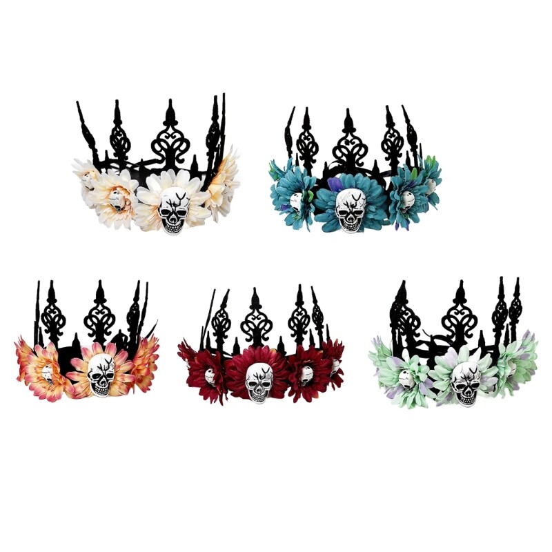 Baroque-Style Crownpiece Wreath Bridal Shower Party Headdress Headband