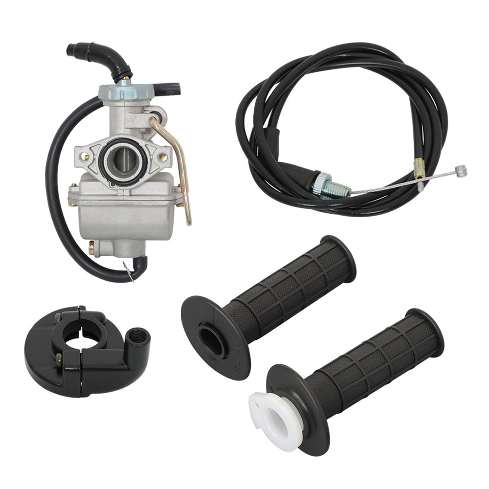 Carburetor Carb with Throttle Cable Grip Casing Set Replacement for Honda XR8...