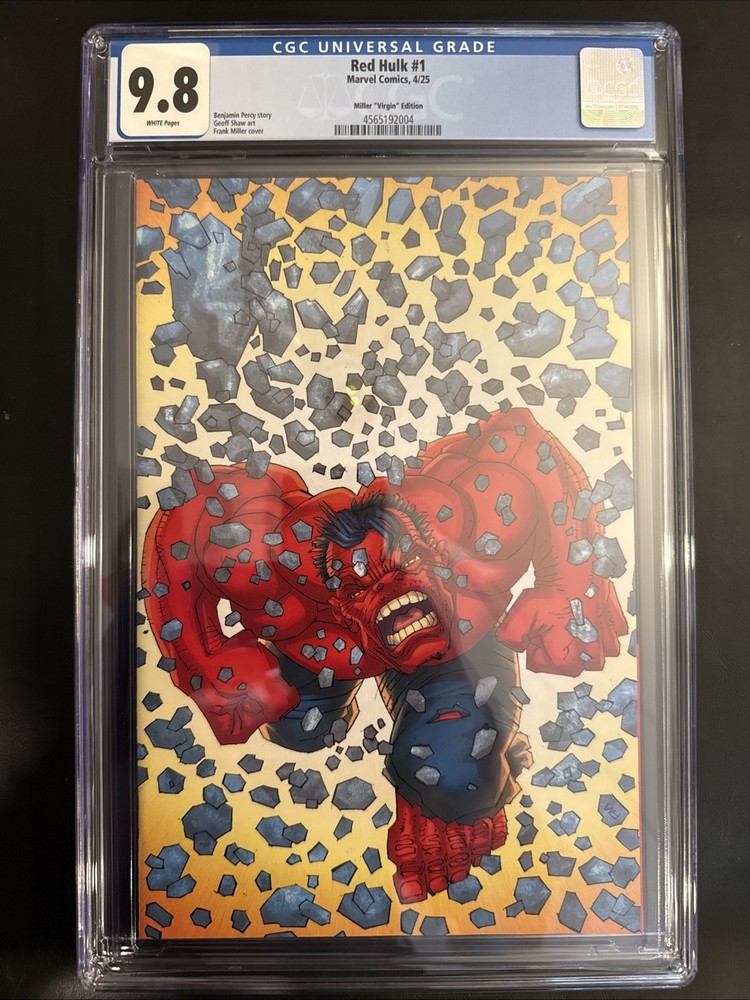 Red Hulk #1 - CGC 9.8 Frank Miller VIRGIN 1:100 INCENTIVE - Marvel Comics 2025