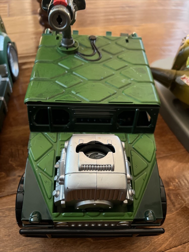 TMNT Vehicle Teenage Mutant Ninja Turtle Tracker Armored Assault Humvee 2003