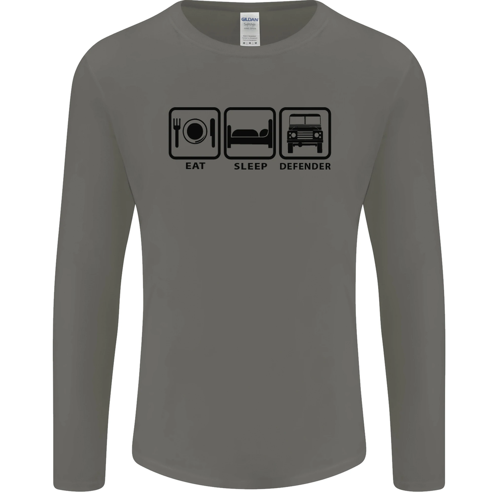 Eat Sleep 4X4 Off Road Roading Car Mens Long Sleeve T-Shirt