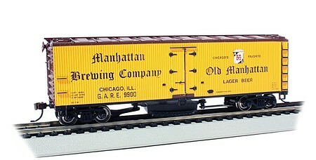 Bachmann 16334 HO Scale Track Cleaning 40' Wood Reefer Manhattan