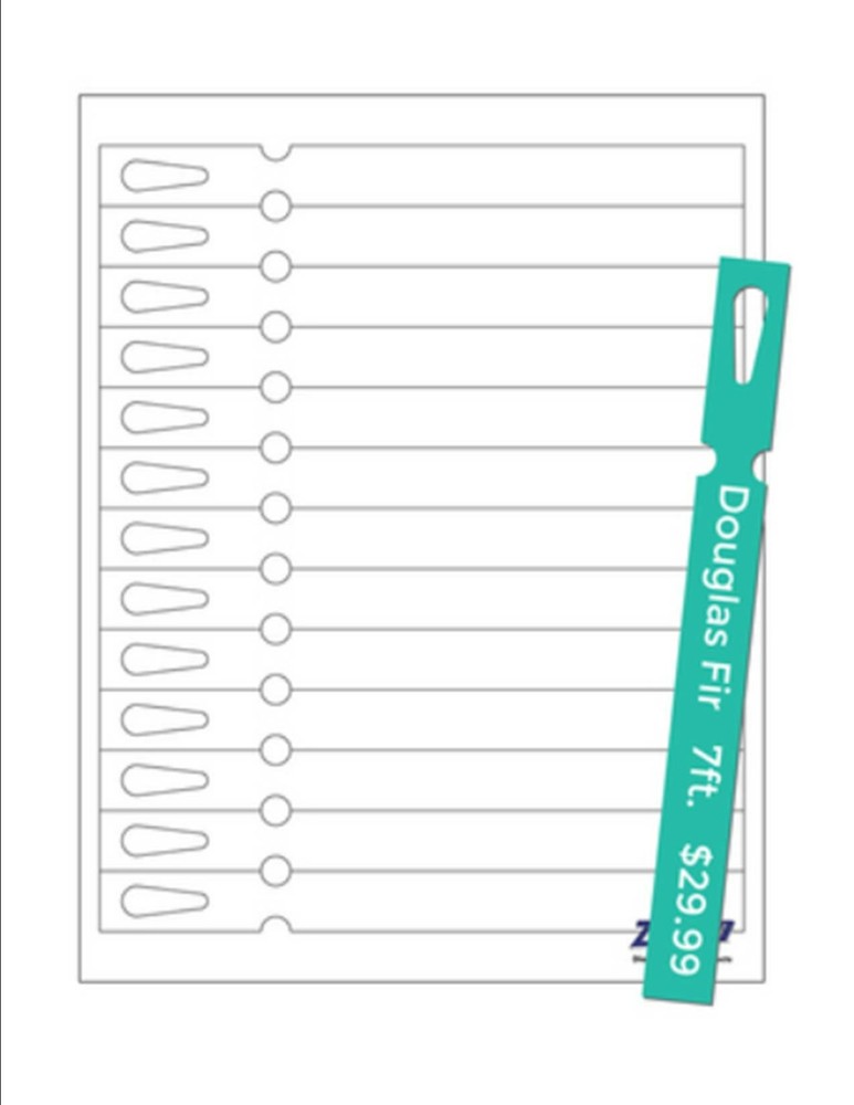 Tags, Multi-Pur (No-Tear Wtrprf) 3/4