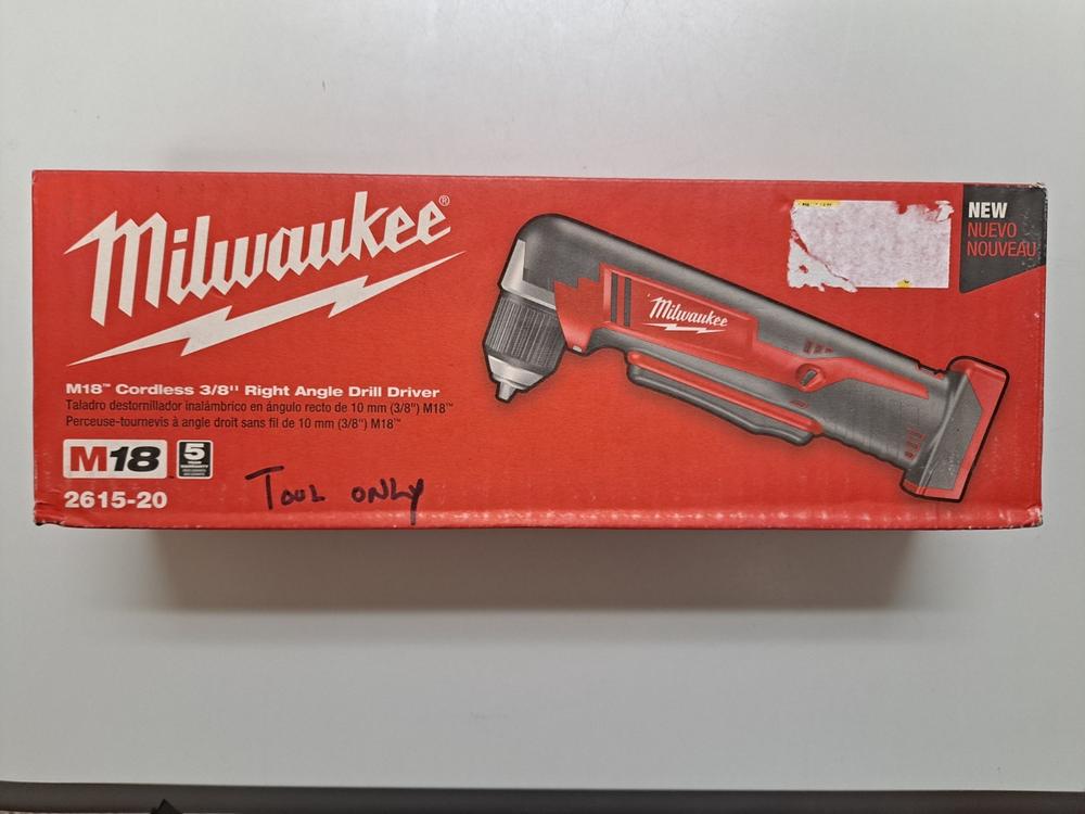Milwaukee 2615-20 18V Cordless Right Angle Drill - Red/Black