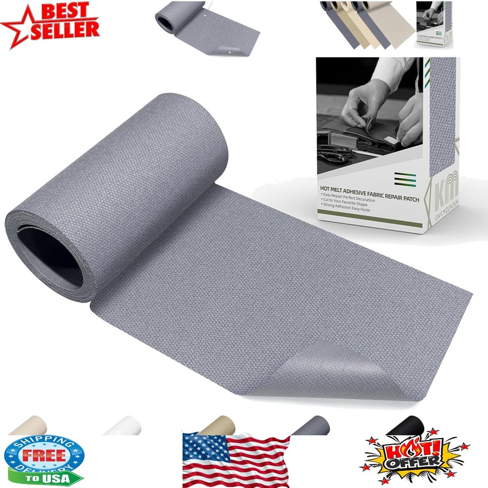 3x60 Self-Adhesive Canvas Patch for Easy Repairs & DIY Designs