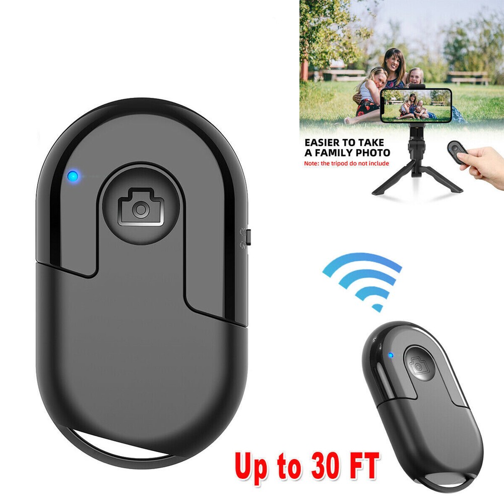 Bluetooth Selfie Stick Remote Control for Monopod and Phone Camera