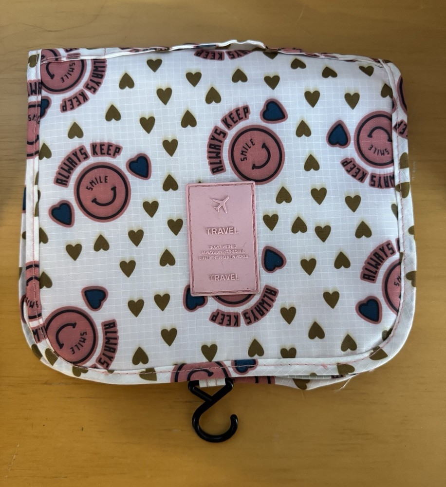 Travel Cosmetic Makeup Bag Toiletry Hanging Organizer Storage Case Pouch Women