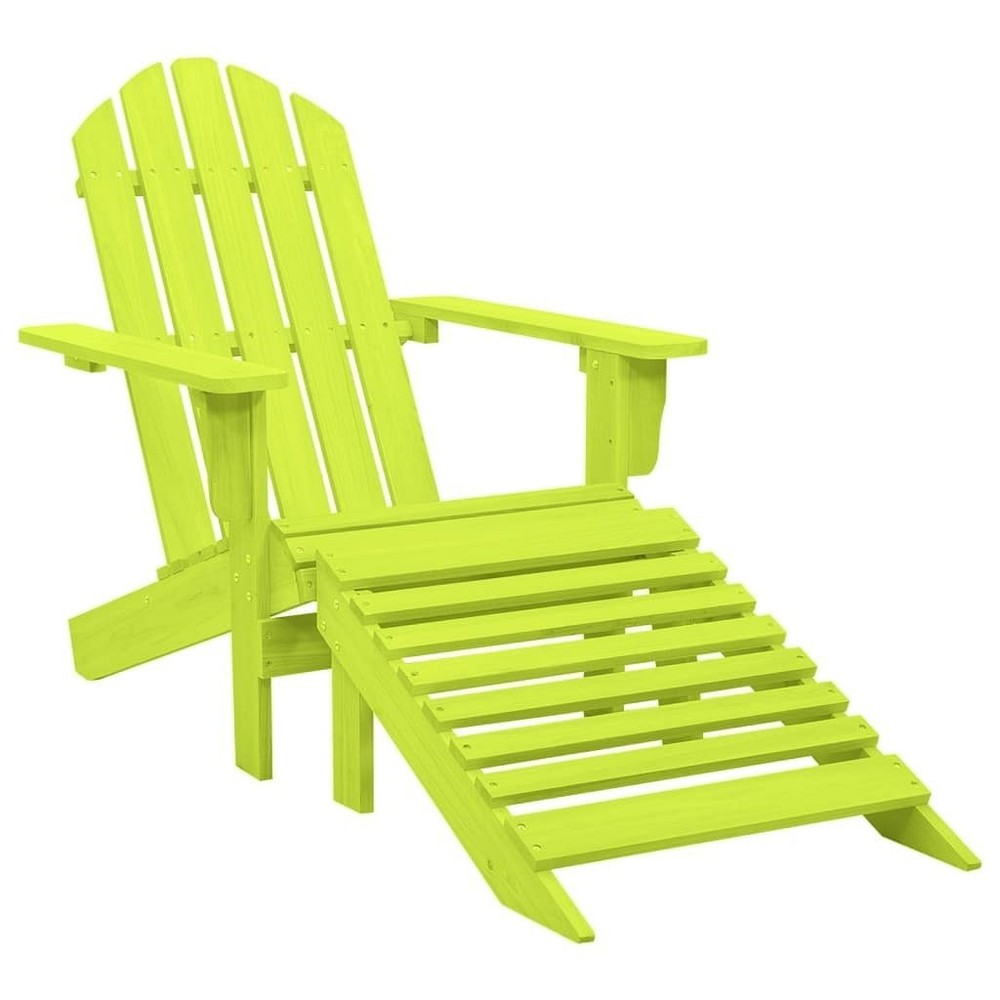 Garden Chair Green Solid fir wood Detachable Garden Chair Other