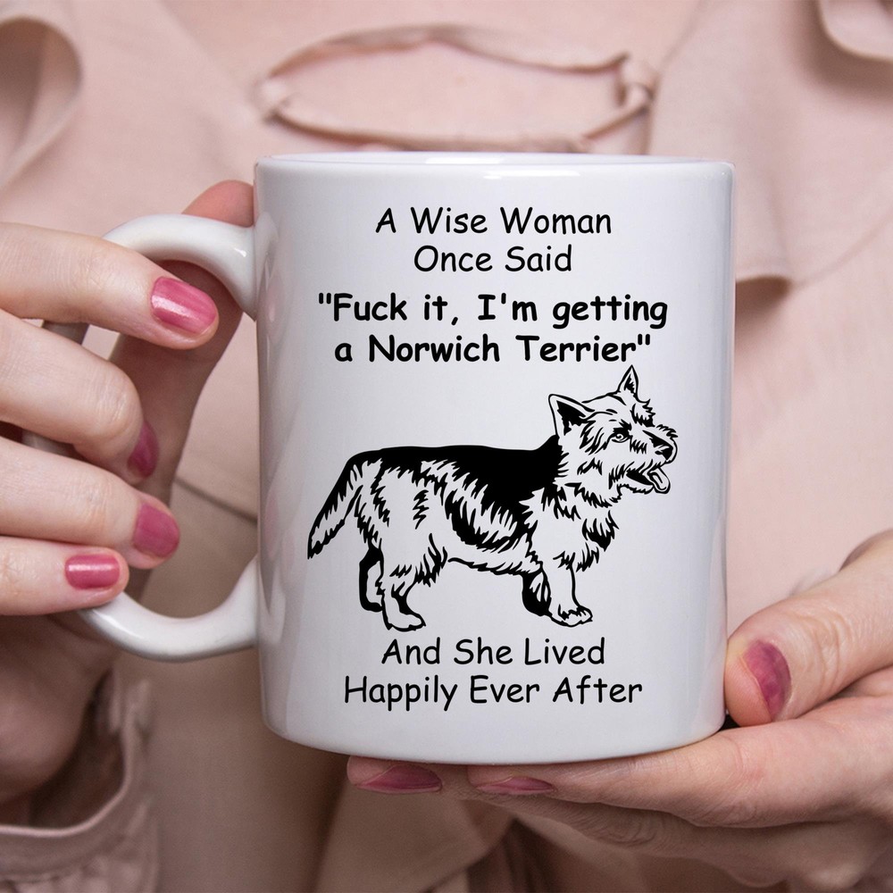Funny Norwich Terrier Coffee Mug for Dog Lovers  