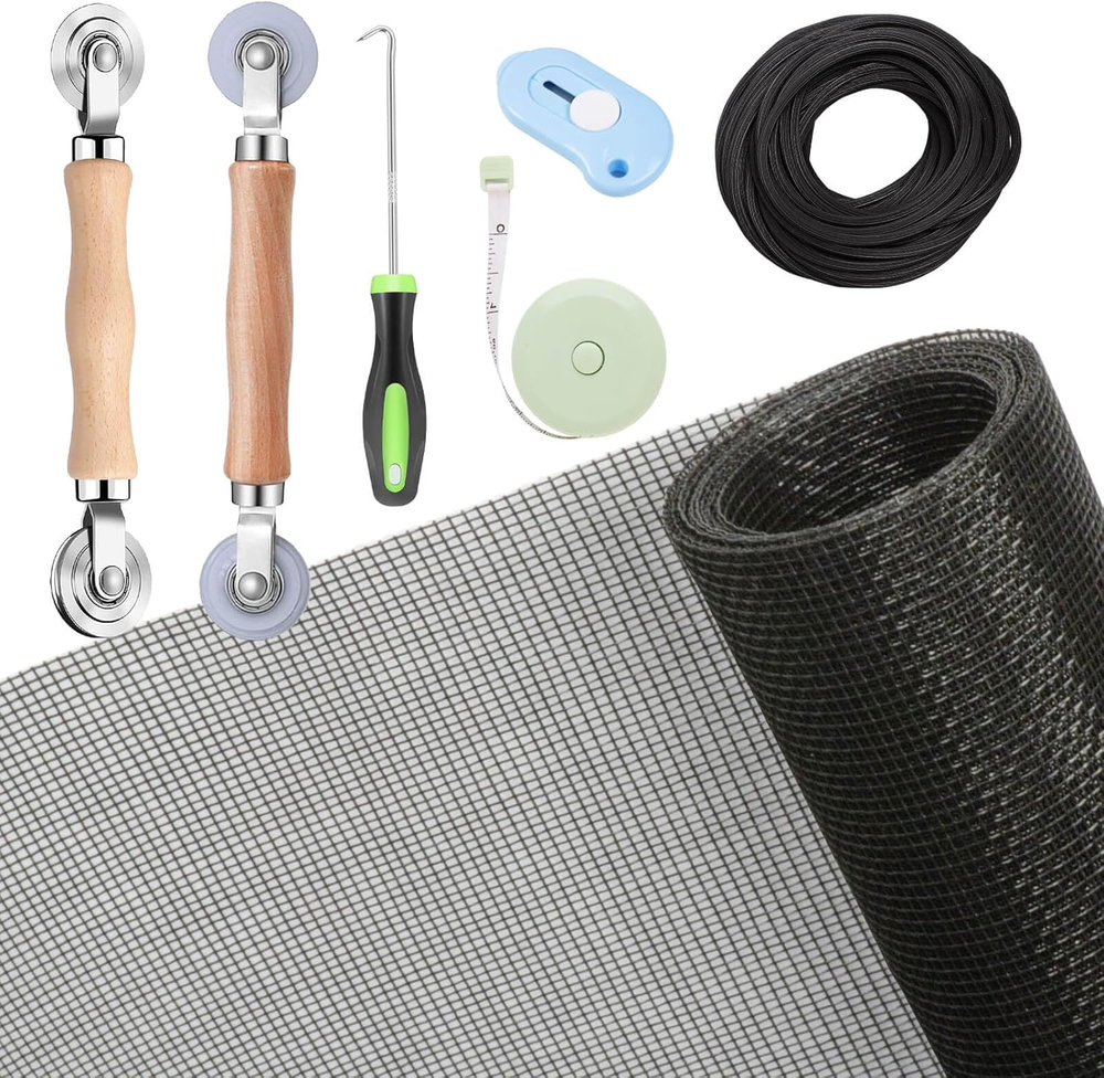 Windows Screen and Screen Door Repair Kit, 48