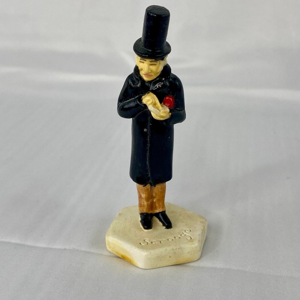 Vtg Scrooge Sebastian Miniature Hudson, MA Baston The Christmas Carol