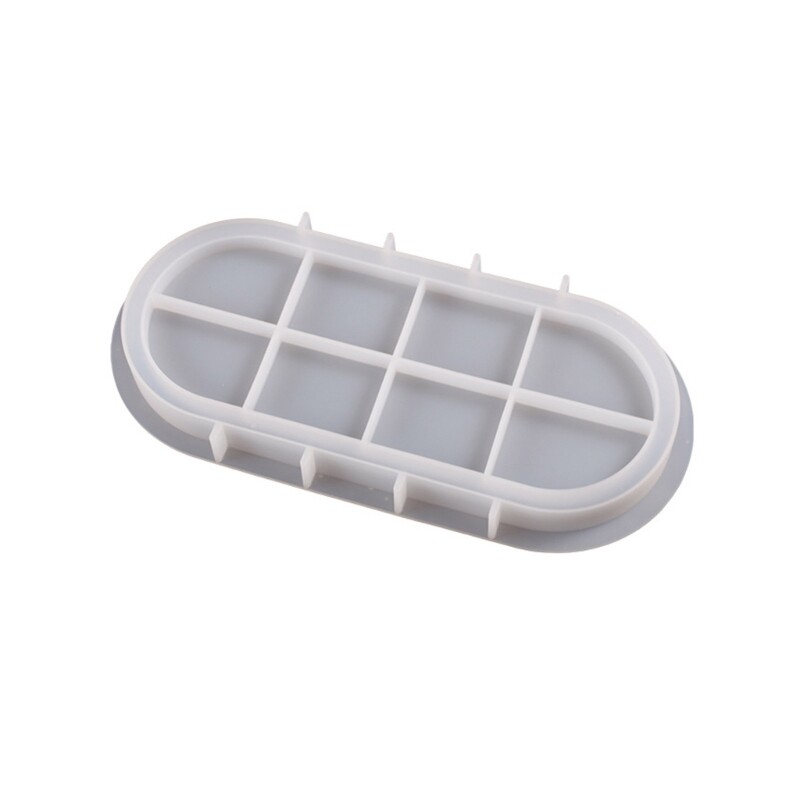 Oval Silicone Resin Coaster Molds for DIY Cup Pads