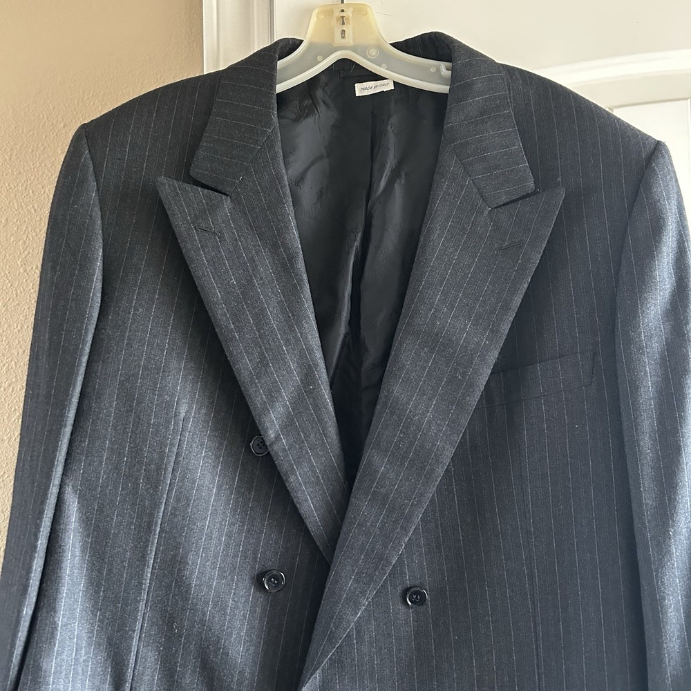 Brioni Mens Sport Coat Double Breasted Button Blazer Neiman Marcus Jacket 44/54L