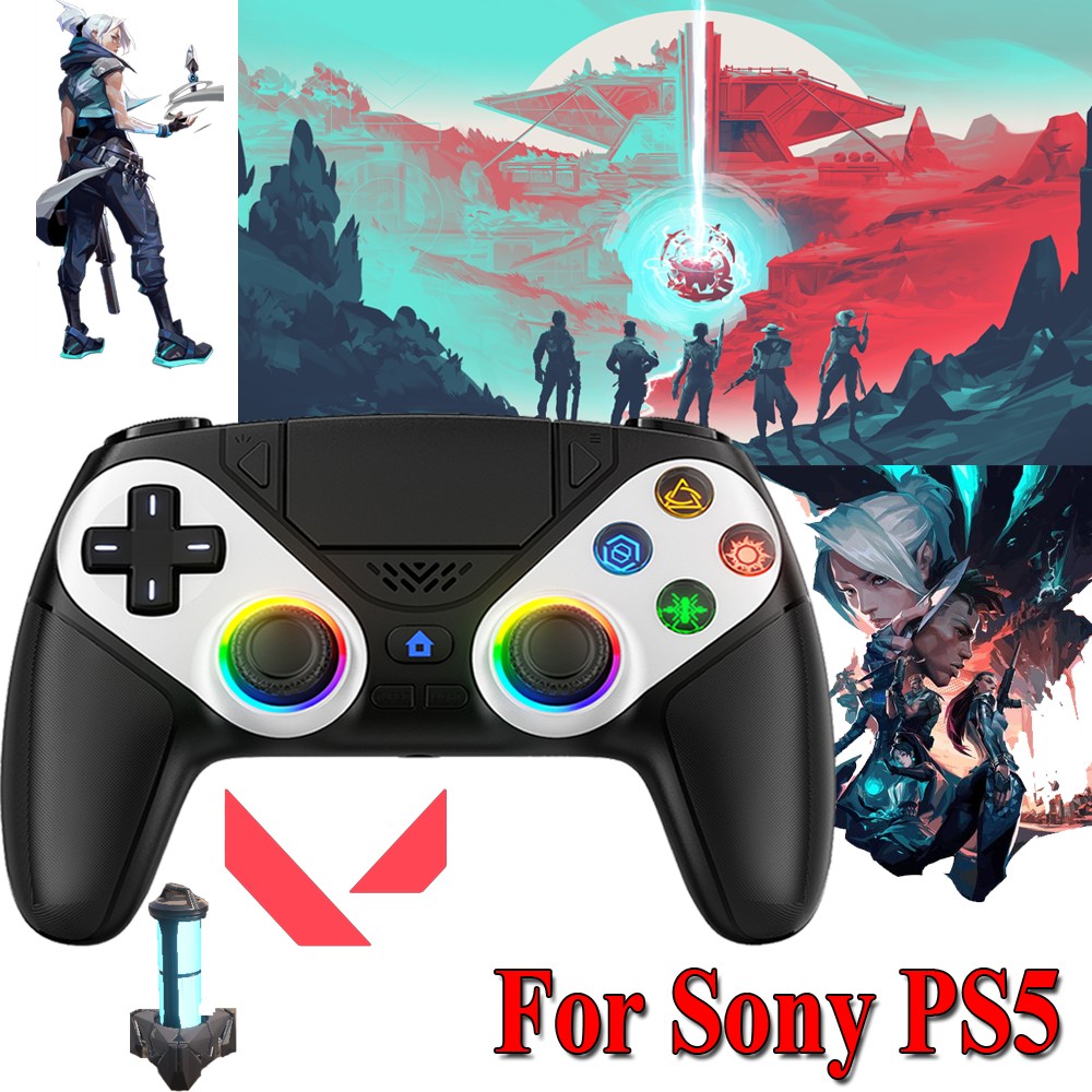 1-PCS For Sony Playstation 5 PS5 DualSense Wireless Black Controller w/Flash NEW
