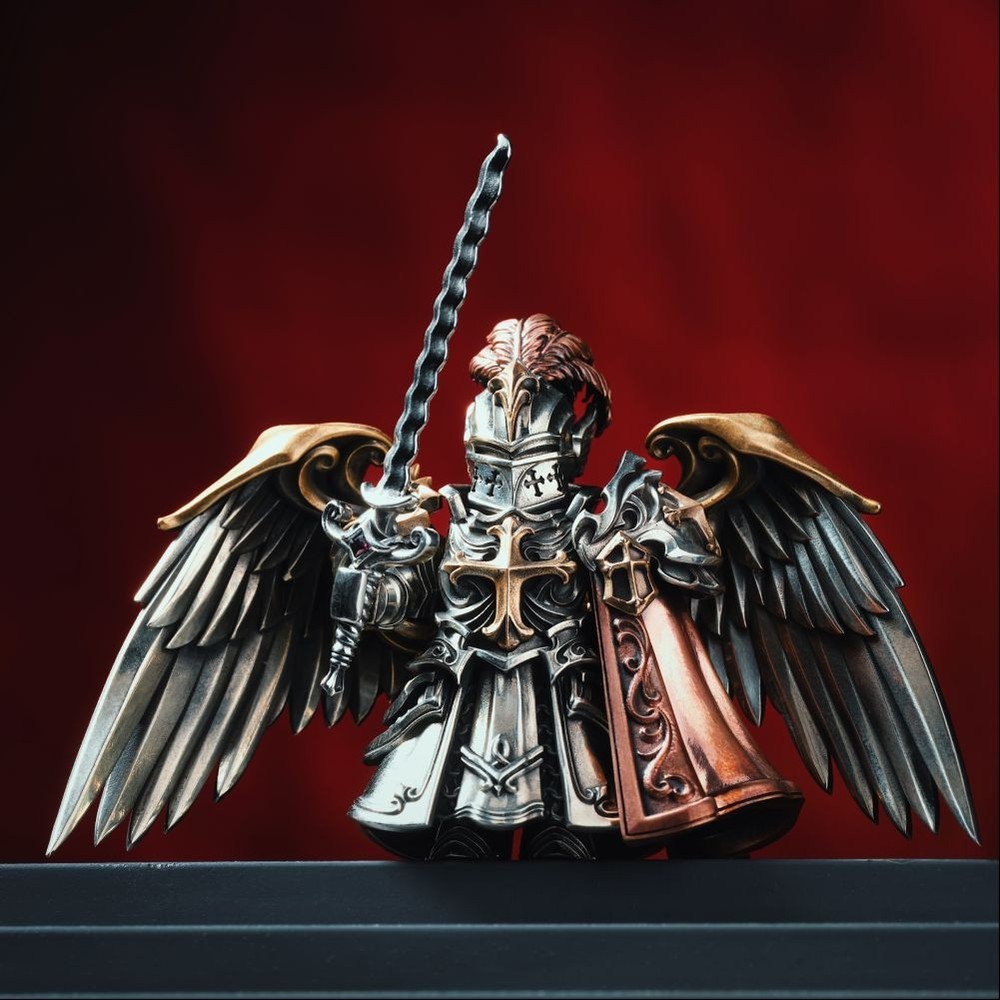 Crimson Templar Figurine, Magnetic Action Figure, Valentine's Day Gifts